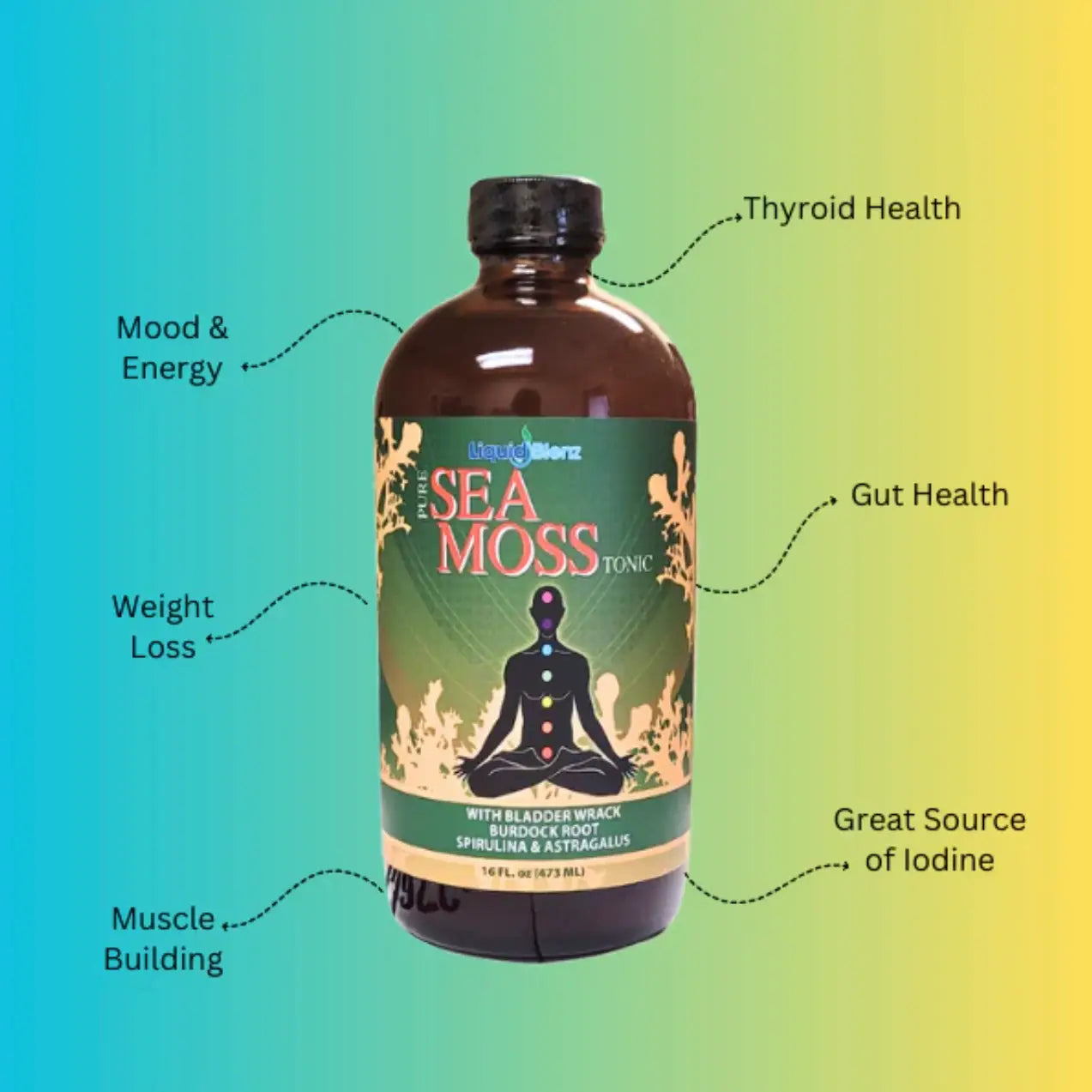 Liquid Blenz Sea Moss Tonic 16oz