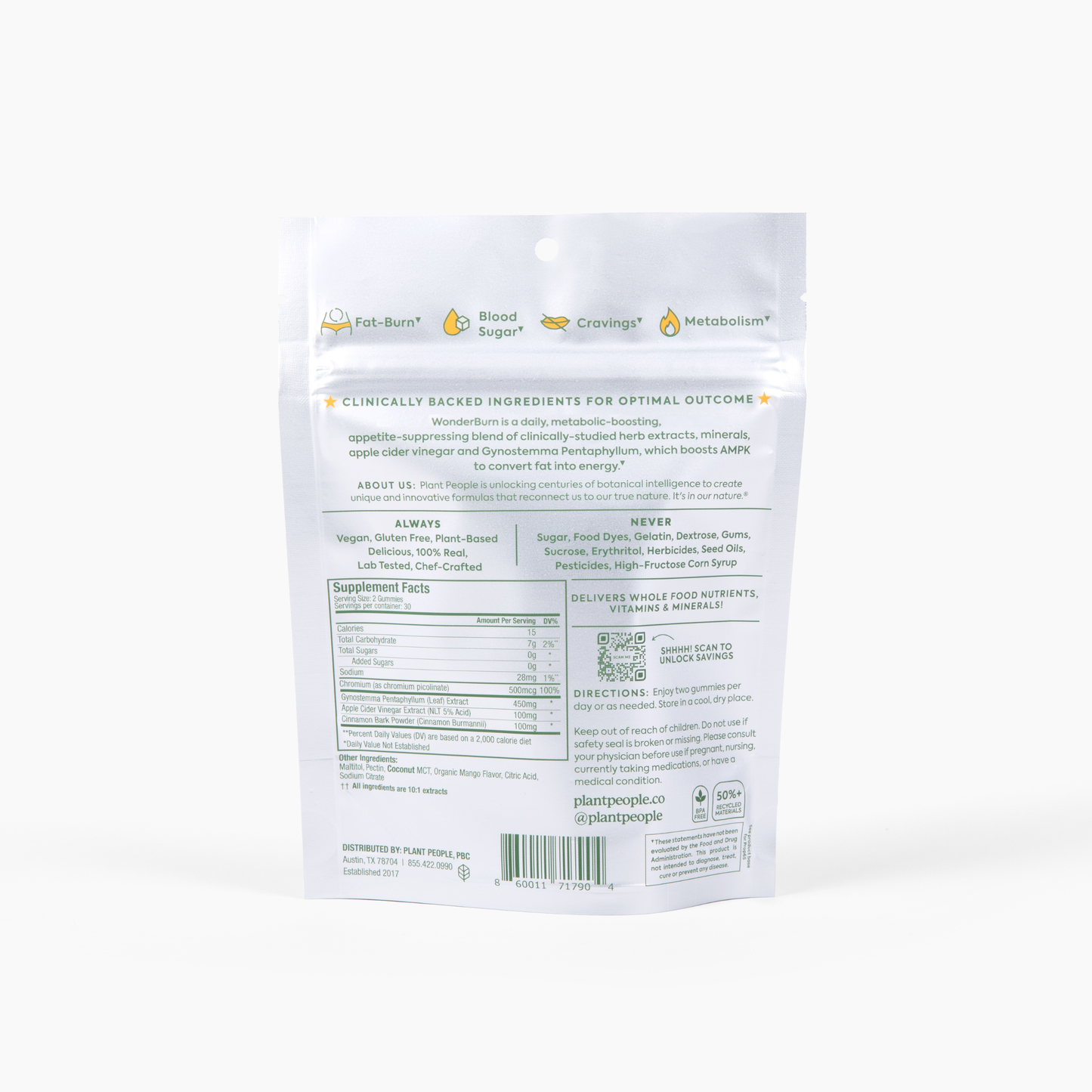 WonderBurn - Metabolism & Cravings Control Gummies