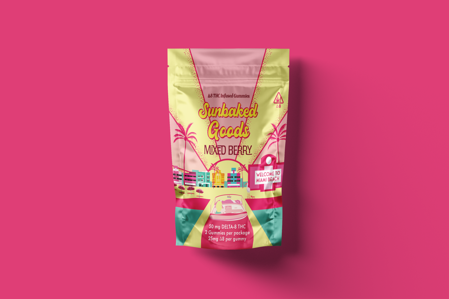 Mixed Berry D8 Infused Gummies- 10ct Bags (V) & (GF)