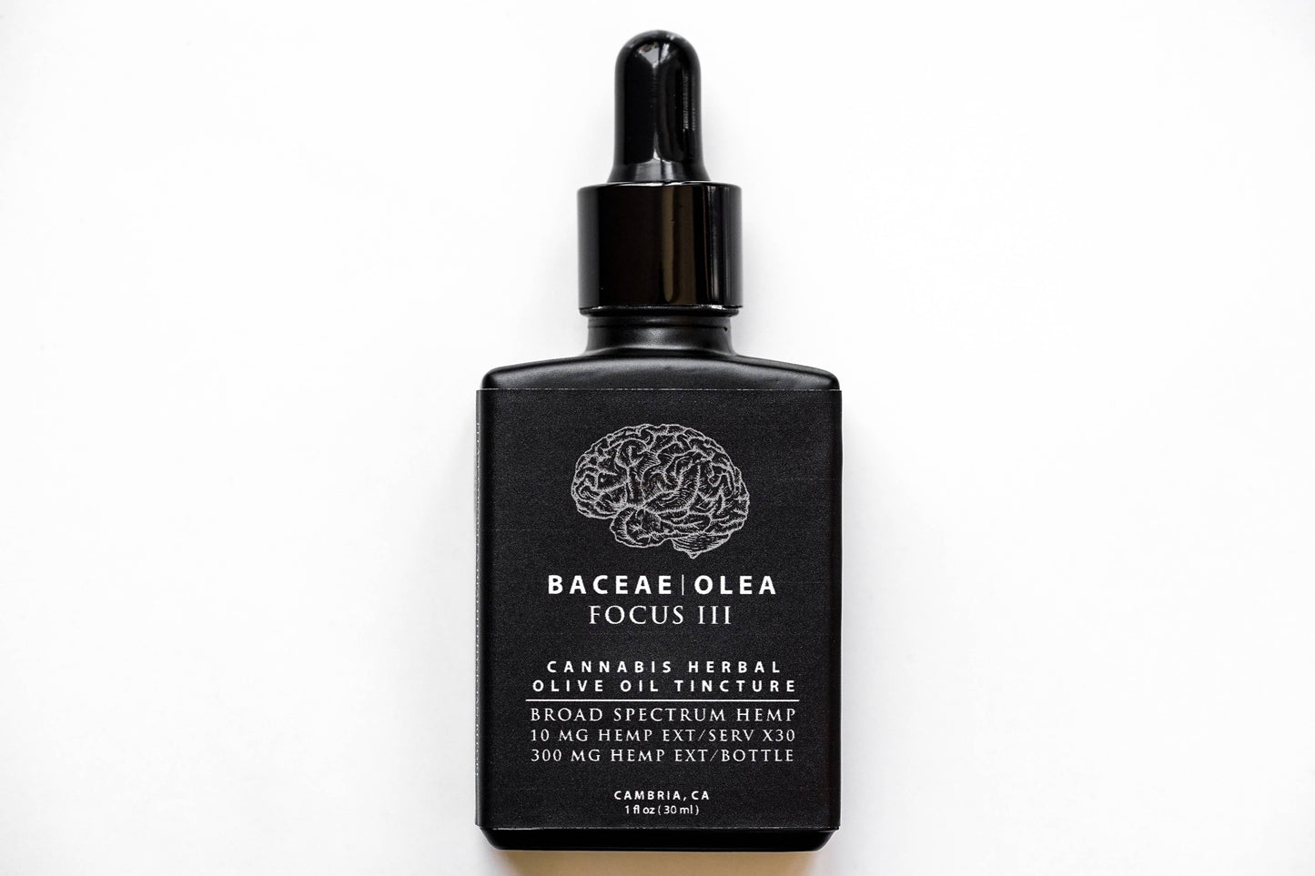 Focus - Focusing herbal tincture w/broad spectrum hemp