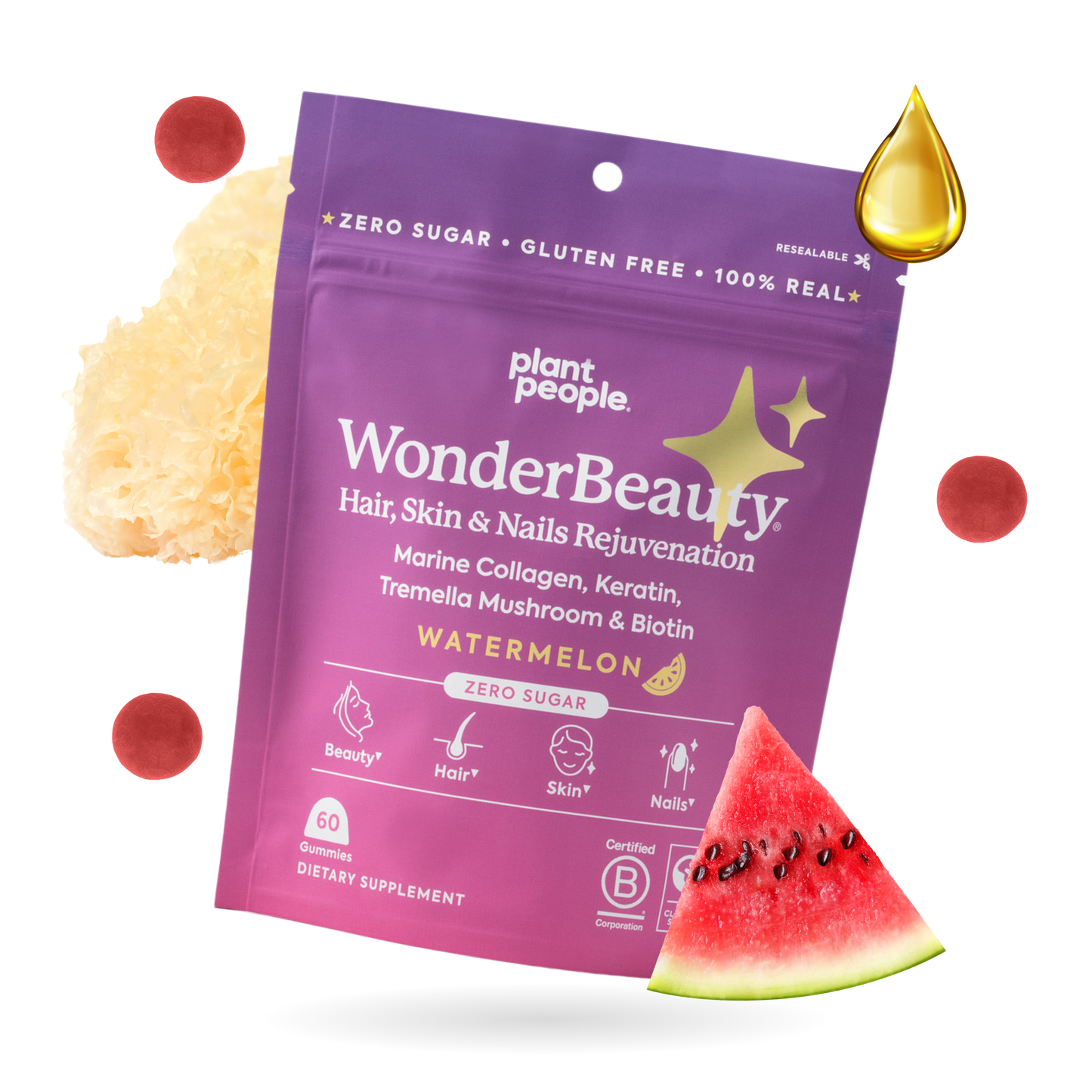 WonderBeauty - Hair, Skin & Nails Gummies