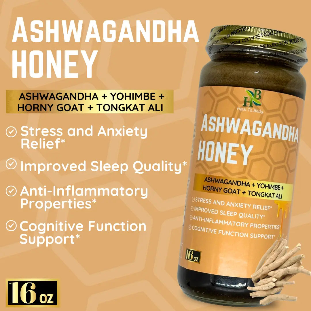 Ashwaganda Honey 16oz
