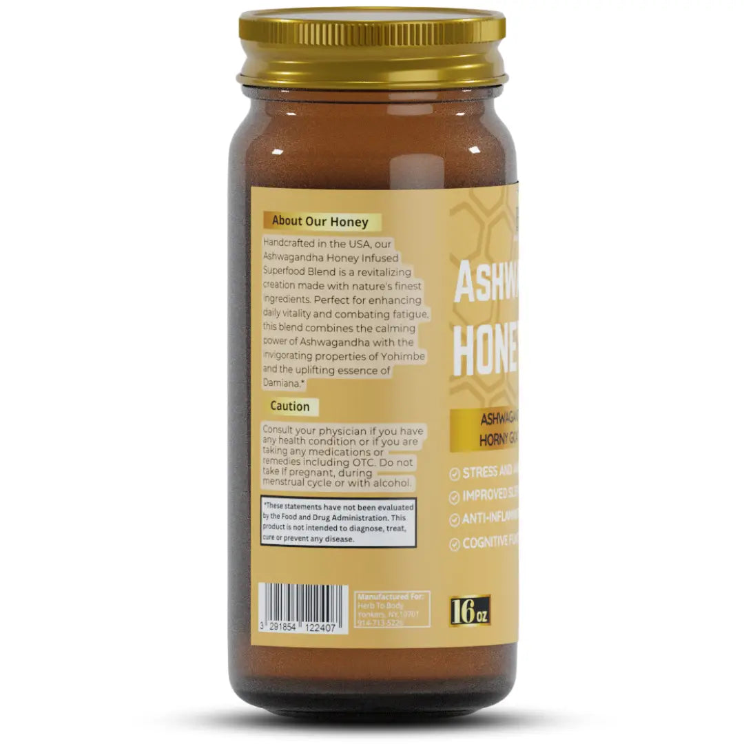 Ashwaganda Honey 16oz