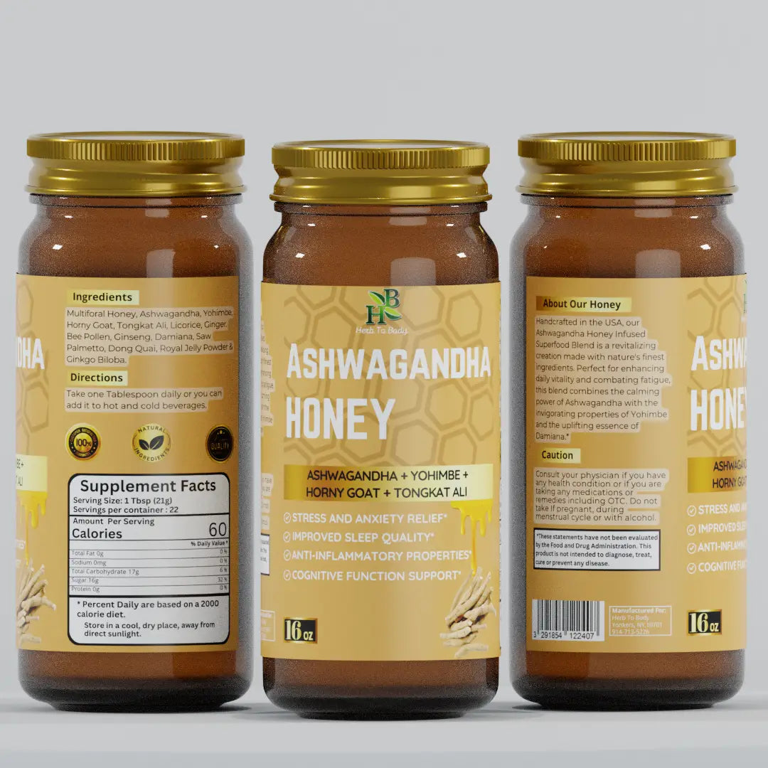 Ashwaganda Honey 16oz