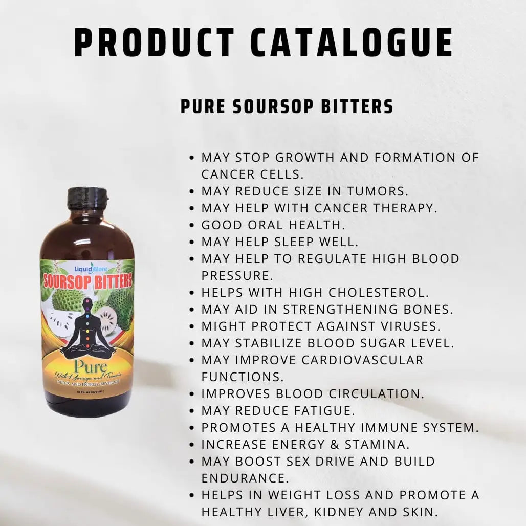 Liquid Blenz Soursop Bitters 16oz