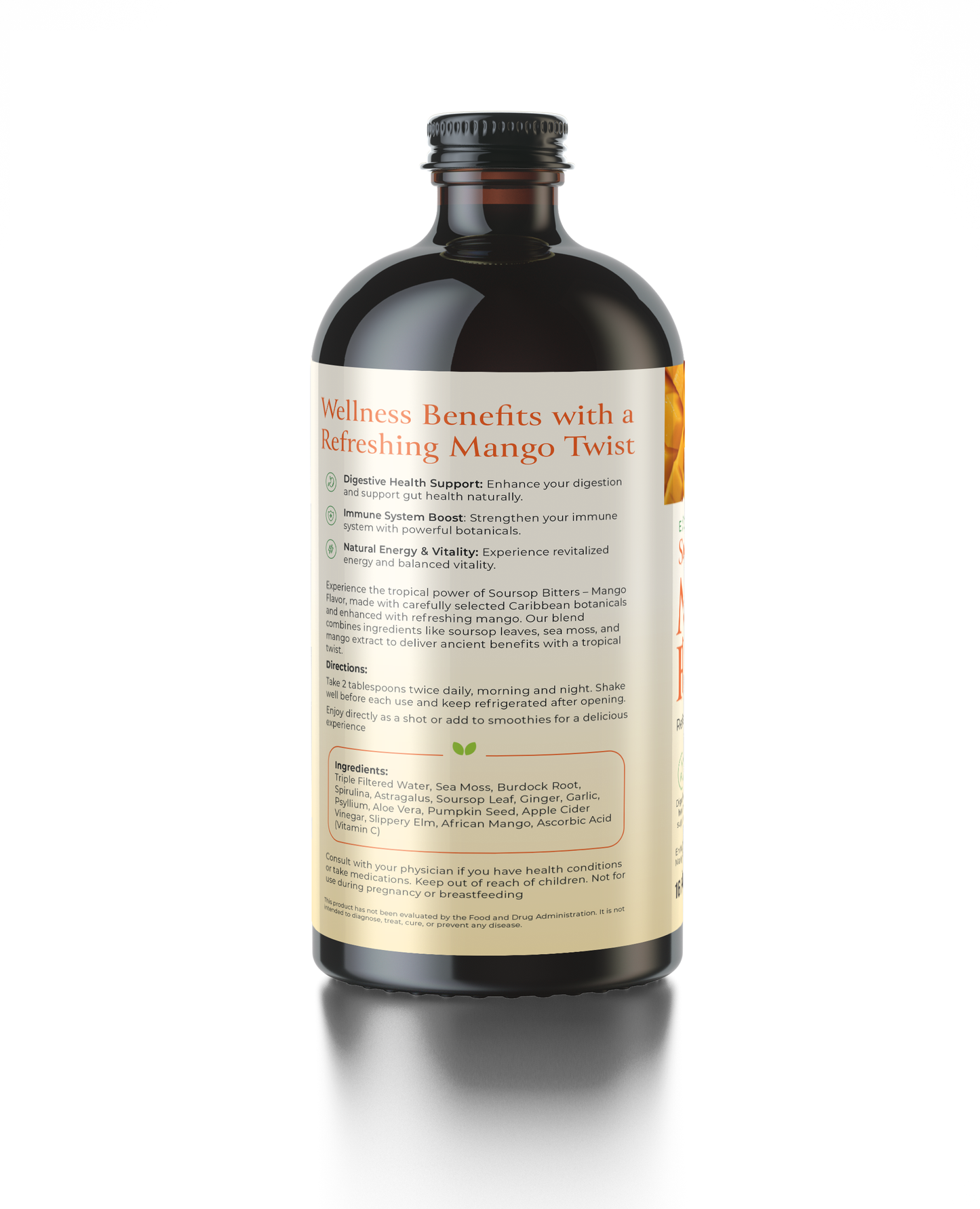 Mira’s Harvest Soursop Bitters Mango Flavor