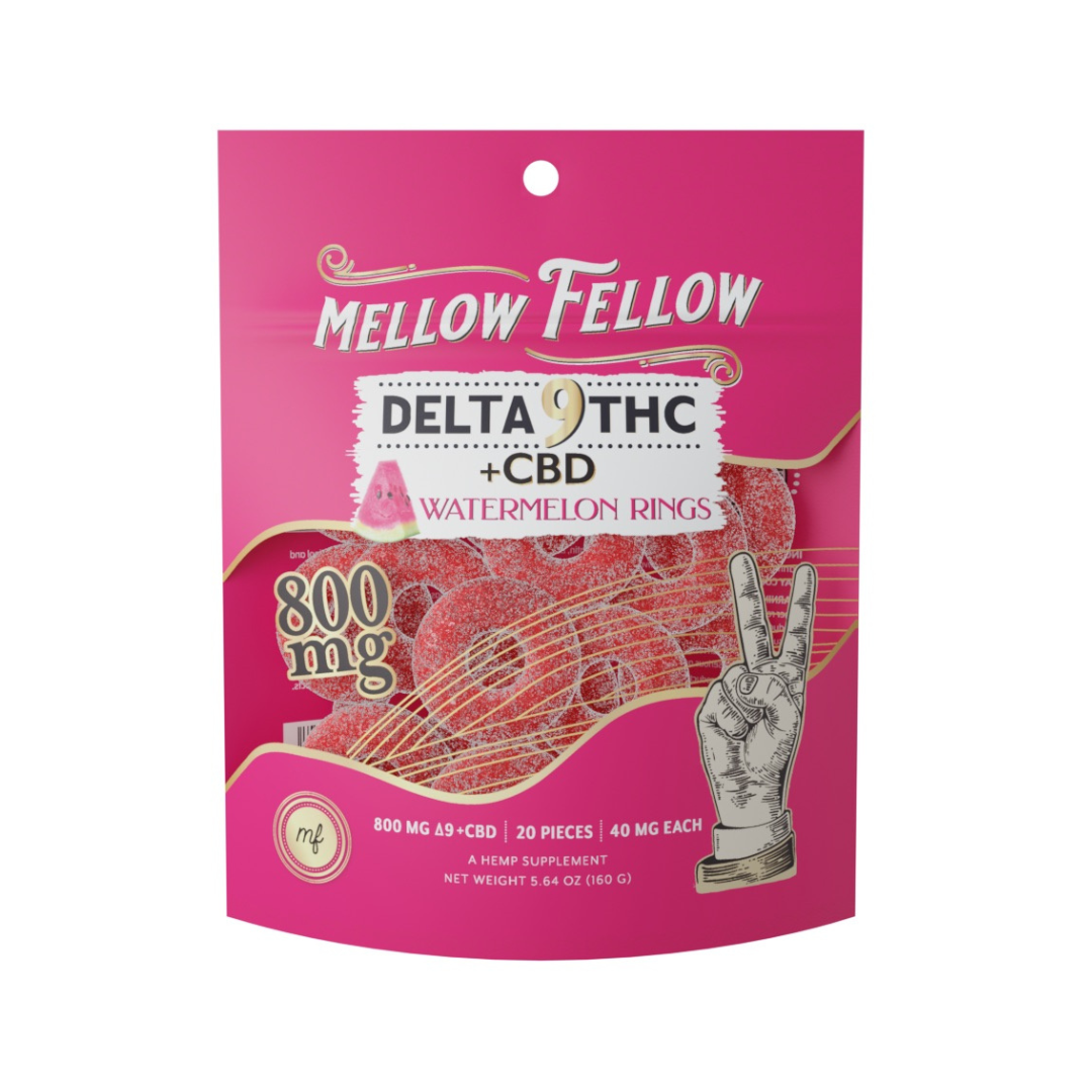 Mellow Fellow - 1:1 D9 & CBD Gummie Rings