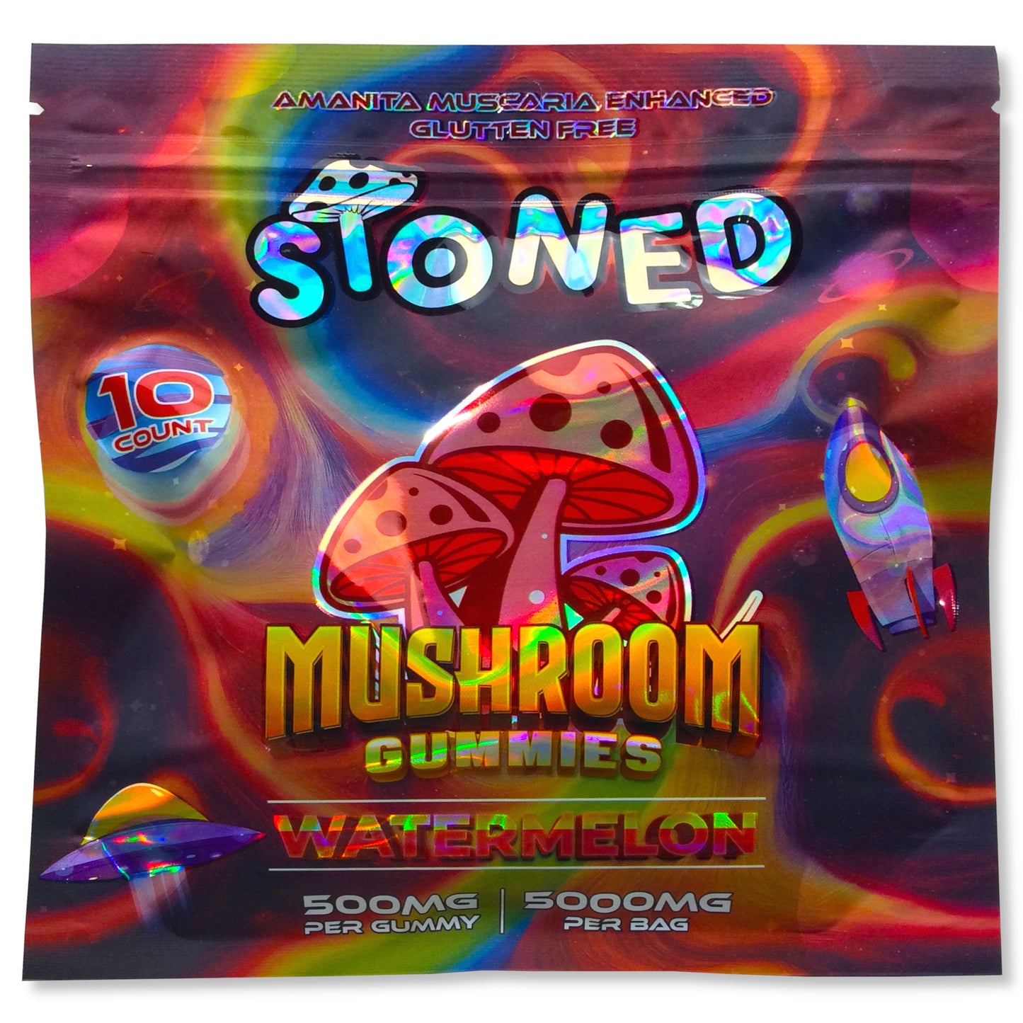 Stoned Amanita Muscaria Mushroom Gummies