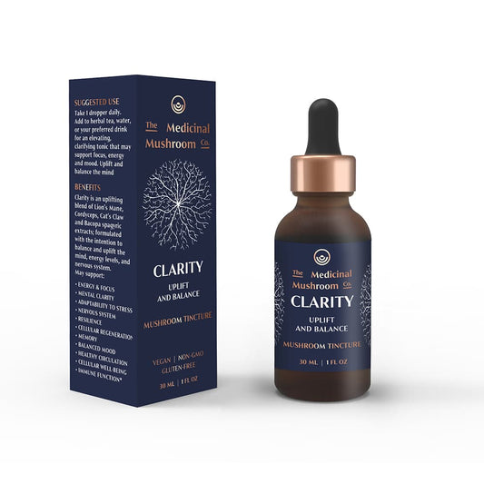 Clarity - Spagyric Mushroom Tincture with Lions Mane