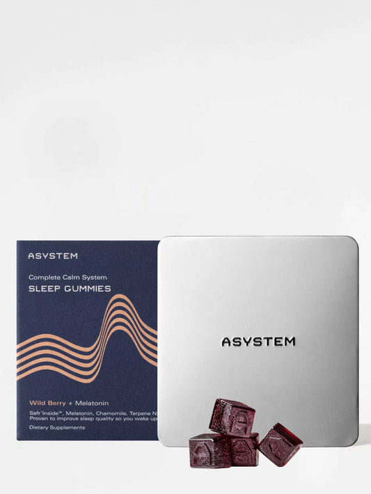 ASYSTEM Sleep Wild Berry Gummies - with Melatonin