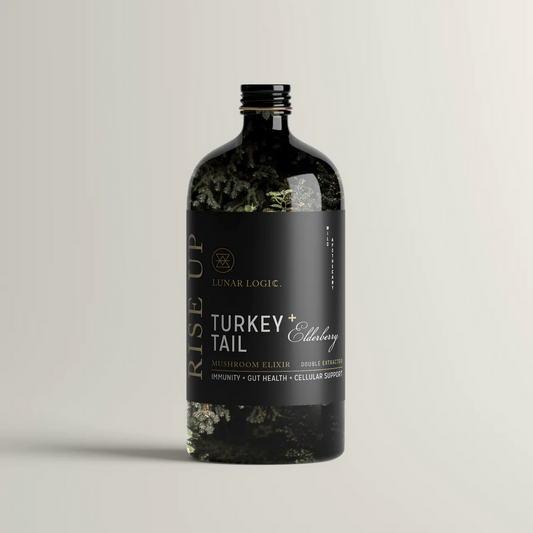 Lunar Logic Rise Up/Turkey Tail + Elderberry Mushroom Elixer